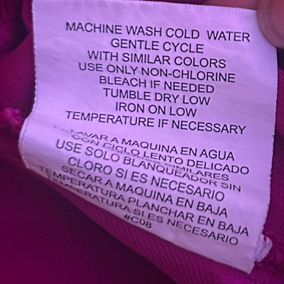 Meraki Fuchsia Ruffled Top - Picture 5 of 5